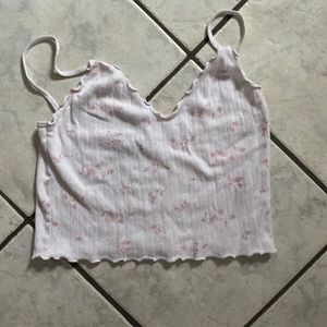 brandy pink tank size XS
